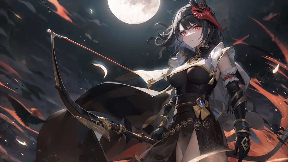 AI generated picture of Kujou Sara