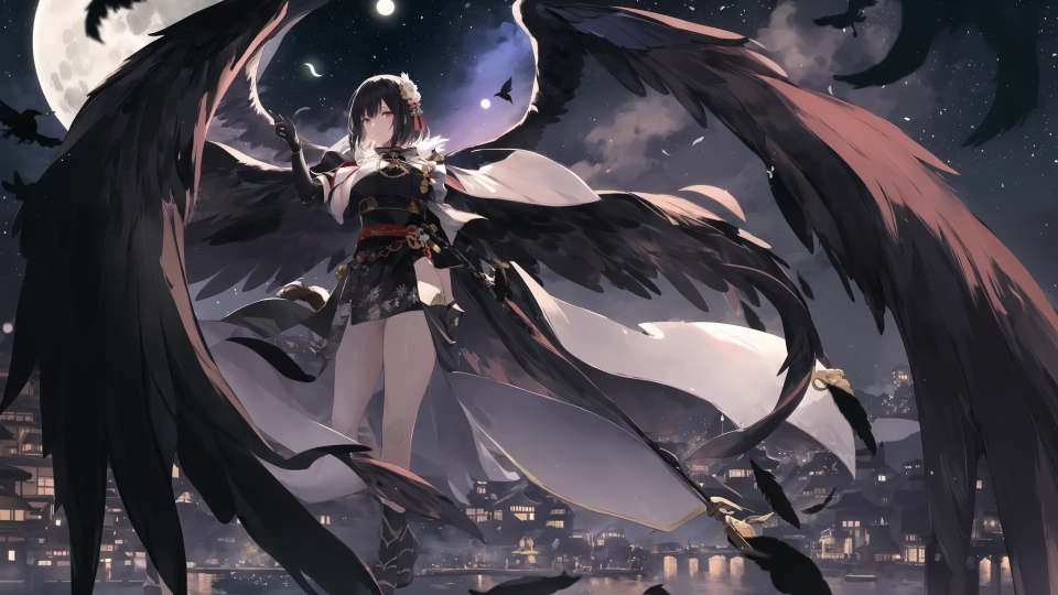 AI generated picture of Kujou Sara