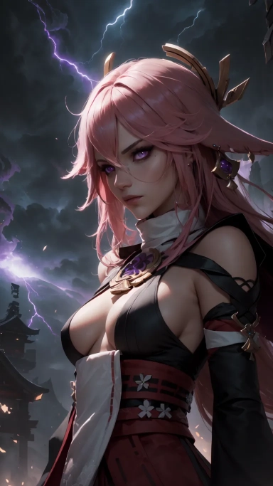 AI generated picture of Yae Miko