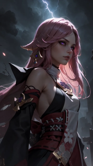 AI generated picture of Yae Miko