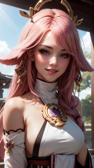 AI generated picture of Yae Miko