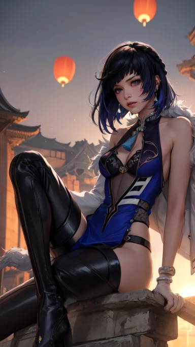 AI generated picture of Yelan