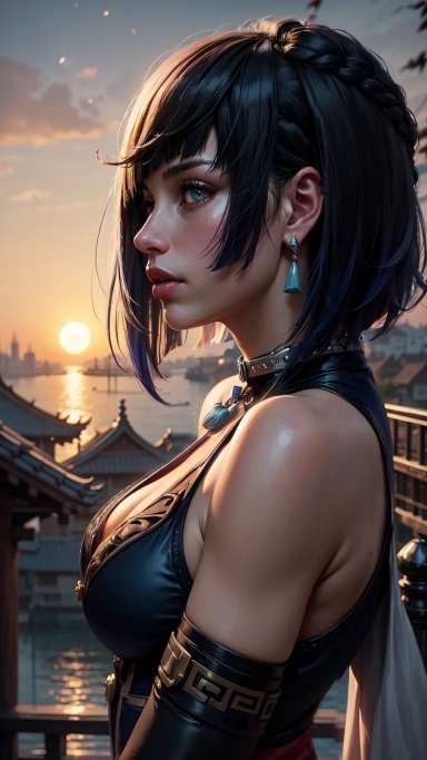AI generated picture of Yelan