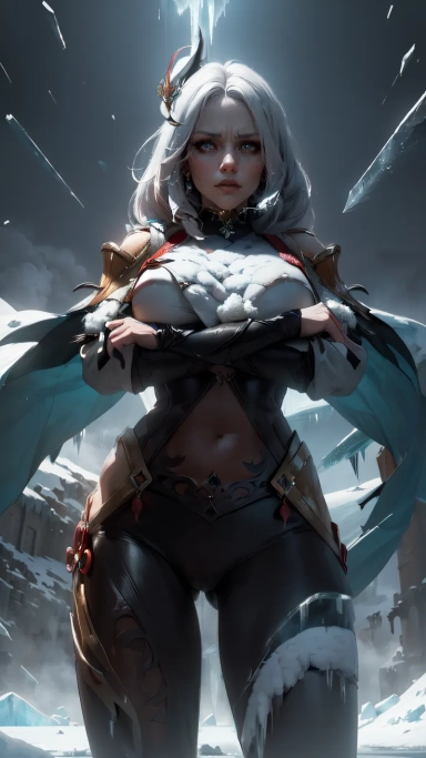 AI generated picture of Shenhe