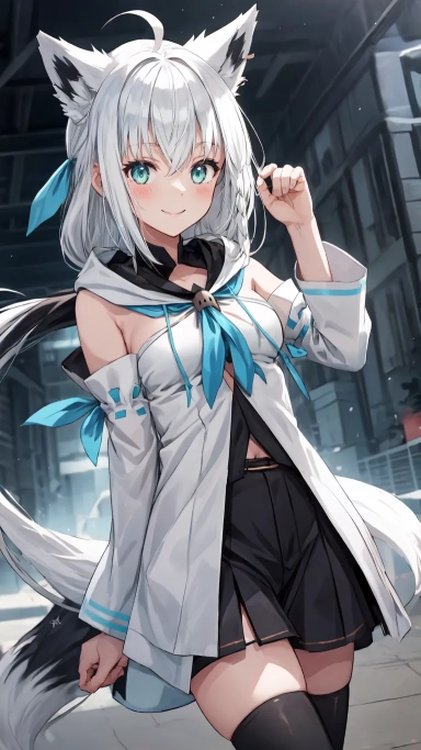 AI generated picture of Shirakami Fubuki