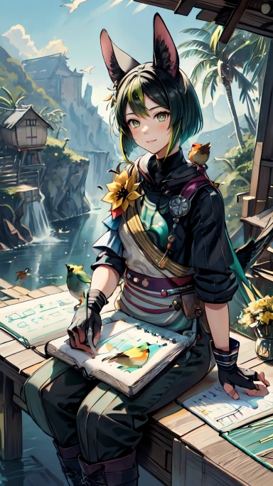 AI generated picture of Tighnari
