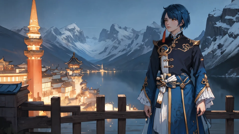 AI generated picture of Xingqiu