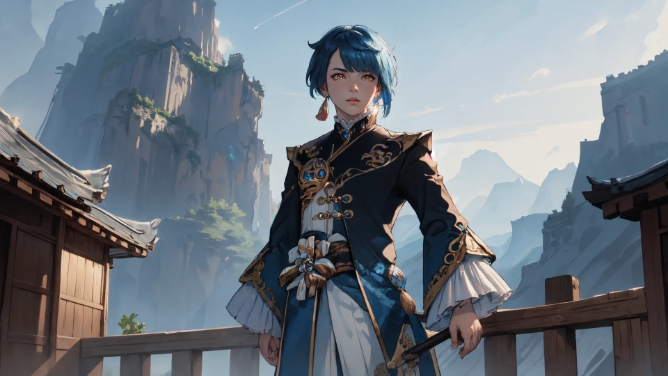 AI generated picture of Xingqiu