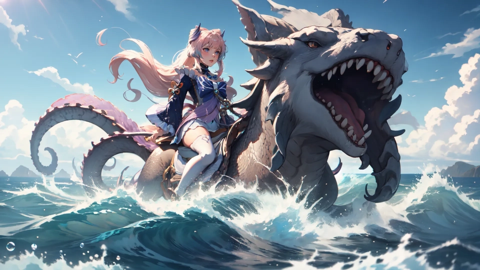 AI generated picture of Sangonomiya Kokomi