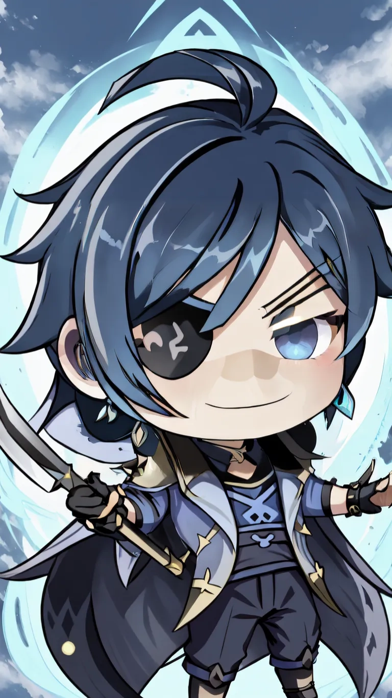 a picture of a guy with a very long sword and some sort of armor