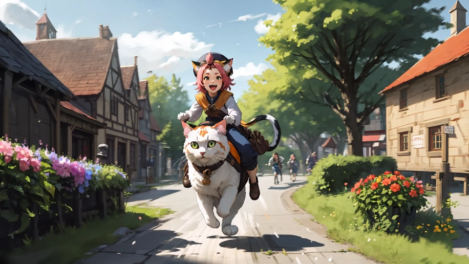 AI generated picture of Diona