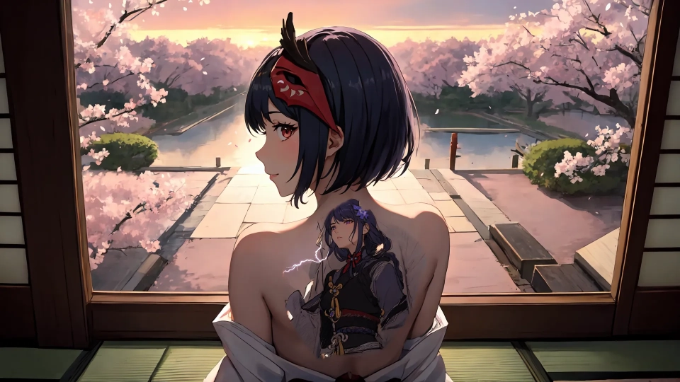 AI generated picture of Kujou Sara