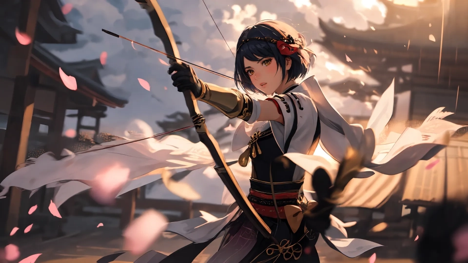 AI generated picture of Kujou Sara