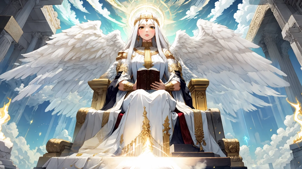 AI generated picture of Angels & Demons