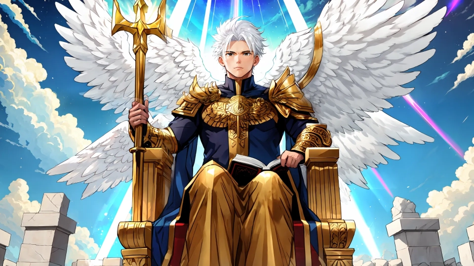 AI generated picture of Angels & Demons