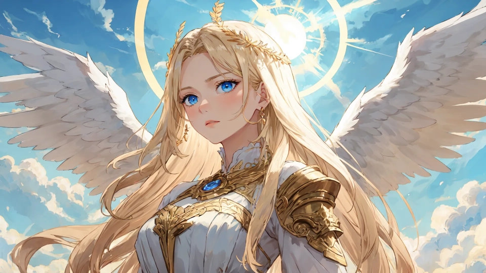 AI generated picture of Angels & Demons
