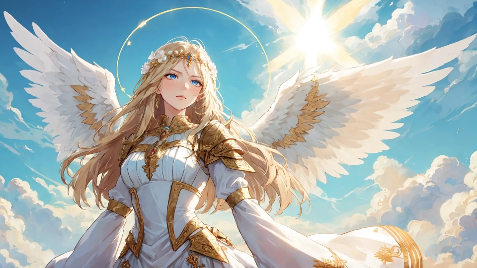AI generated picture of Angels & Demons