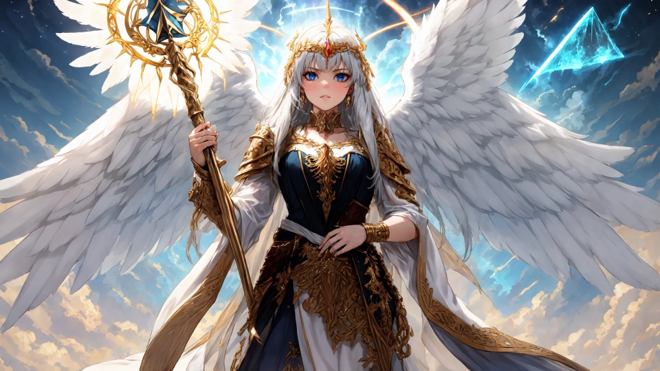AI generated picture of Angels & Demons