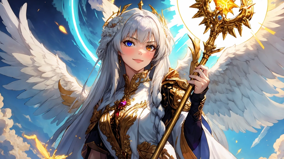 AI generated picture of Angels & Demons