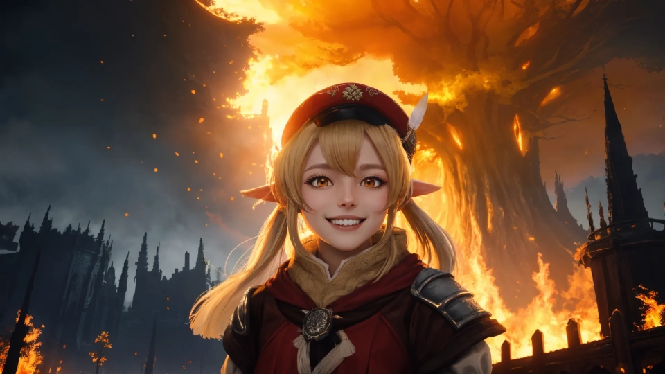 AI generated picture of Klee