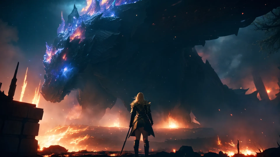 AI generated picture of Heroic Fantasy