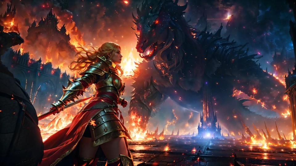 AI generated picture of Heroic Fantasy