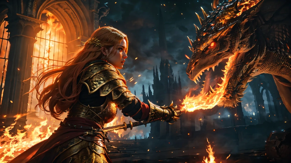 AI generated picture of Heroic Fantasy