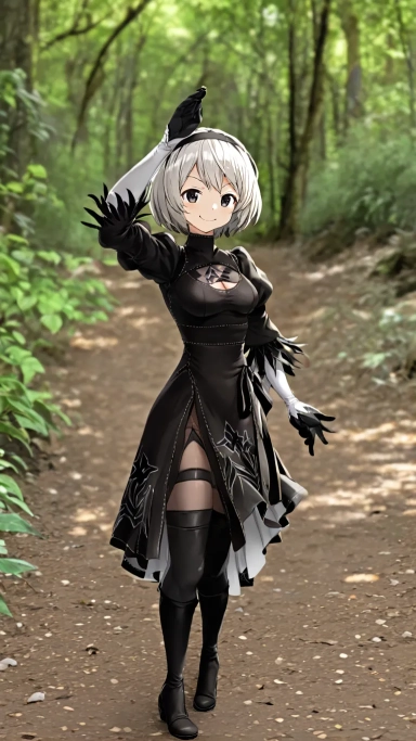 AI generated picture of YoRHa No.2 Type B
