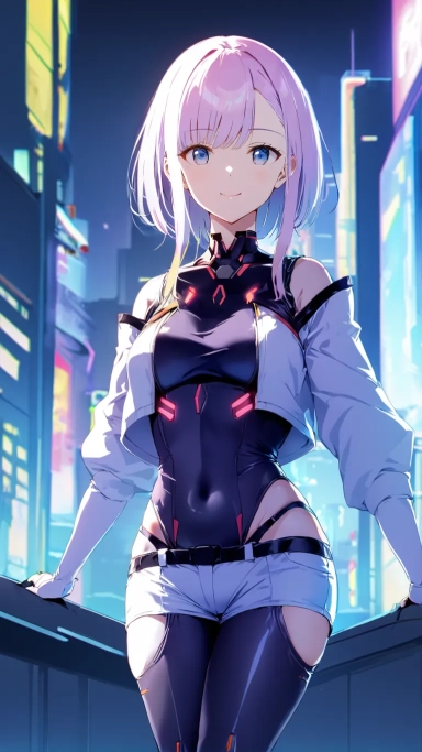AI generated picture of Lucy (Cyberpunk Edgerunners)