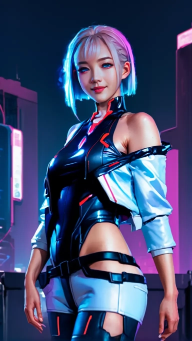 AI generated picture of Lucy (Cyberpunk Edgerunners)