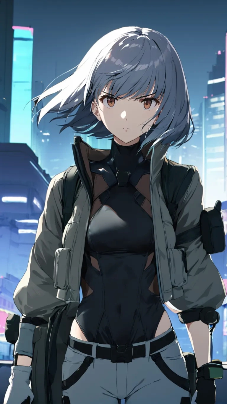 this is an image of someone in cyber clothes
