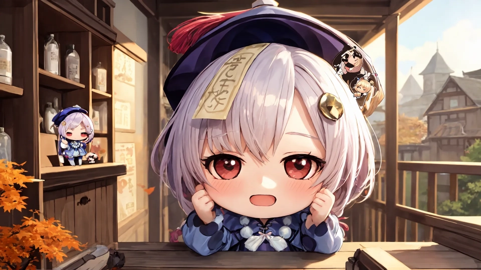 AI generated picture of Qiqi
