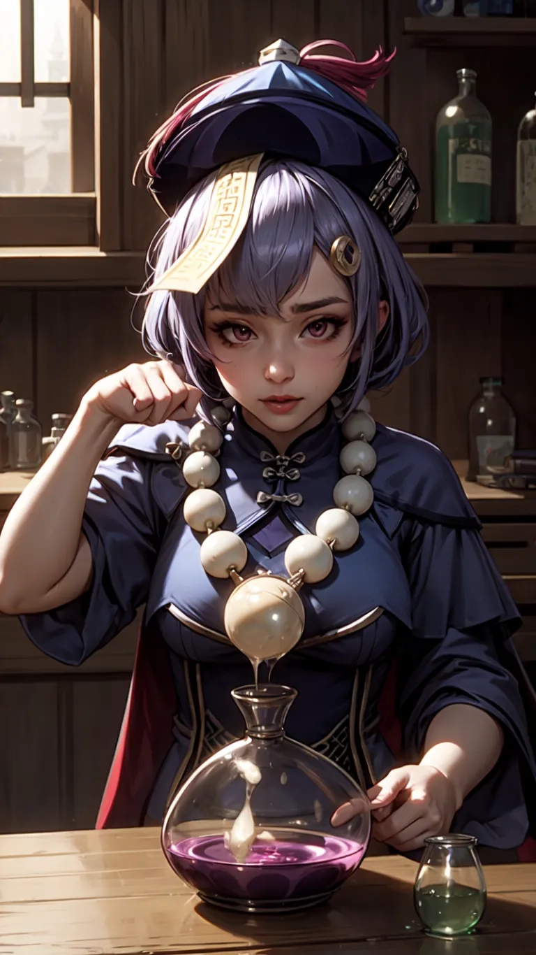 this is a woman dressed up as a spell and an hour glass that someone made just in the time of 10 50 seconds left the clock behind her
