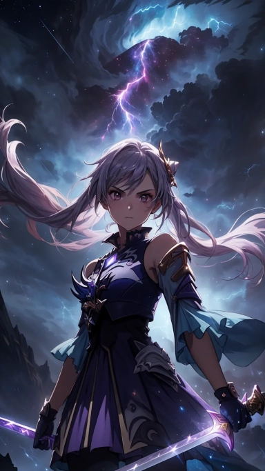 AI generated picture of Keqing