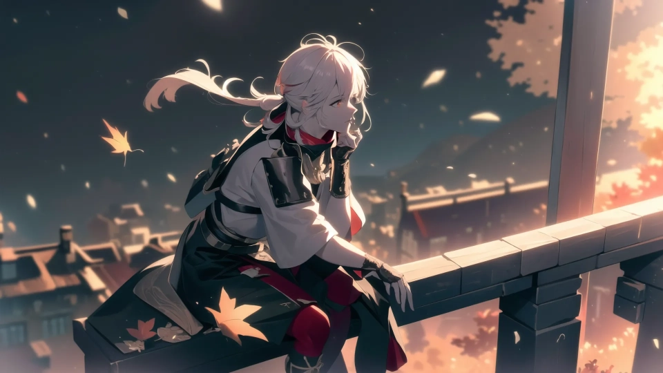 AI generated picture of Kaedehara Kazuha