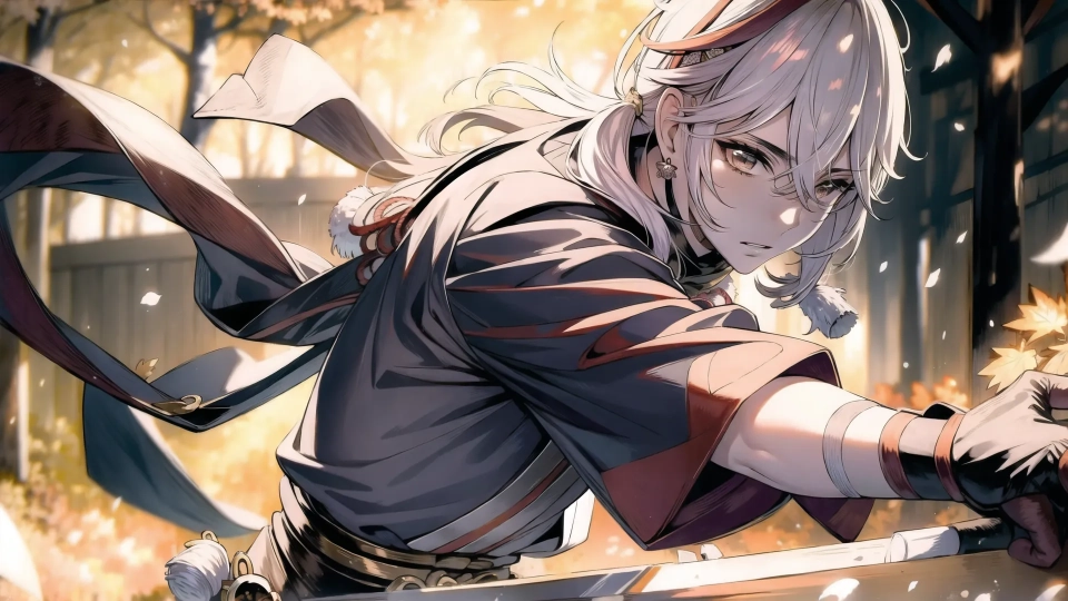 AI generated picture of Kaedehara Kazuha