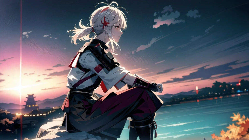 AI generated picture of Kaedehara Kazuha