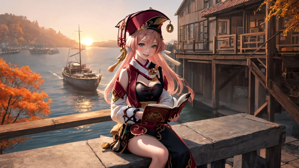 AI generated picture of Yanfei