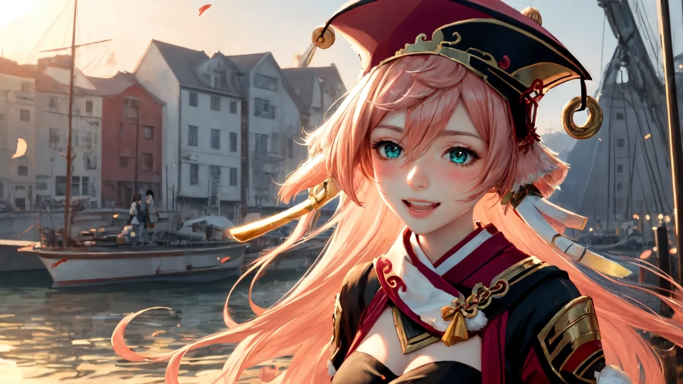 AI generated picture of Yanfei