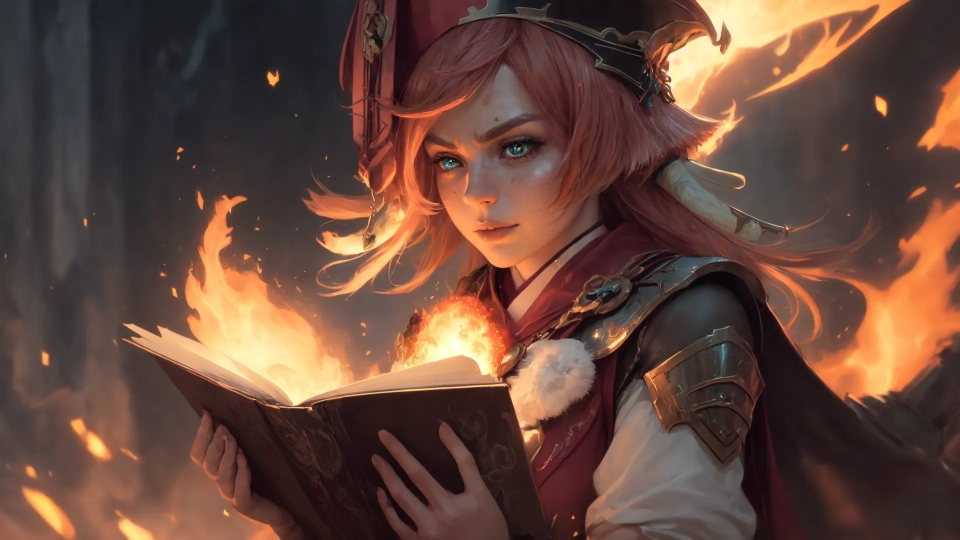 AI generated picture of Yanfei