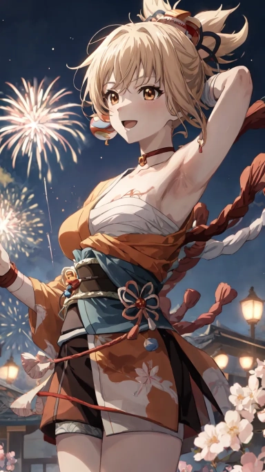 AI generated picture of Yoimiya