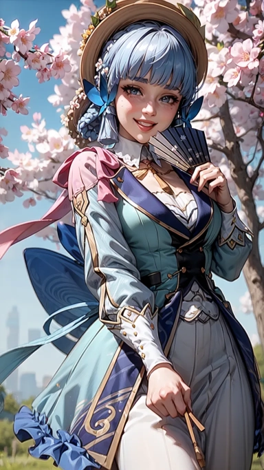 AI generated picture of Kamisato Ayaka
