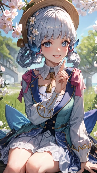 AI generated picture of Kamisato Ayaka