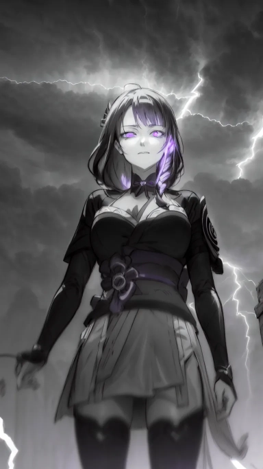 AI generated picture of Raiden Shogun
