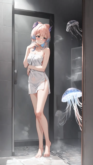 AI generated picture of Sangonomiya Kokomi