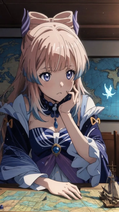 AI generated picture of Sangonomiya Kokomi