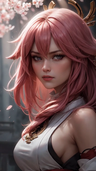 AI generated picture of Yae Miko
