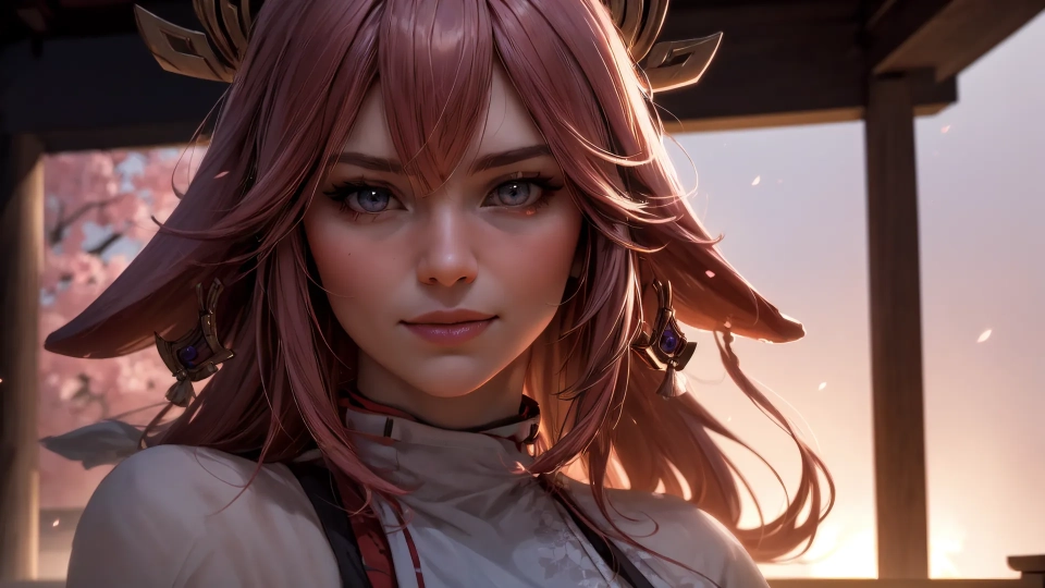 AI generated picture of Yae Miko