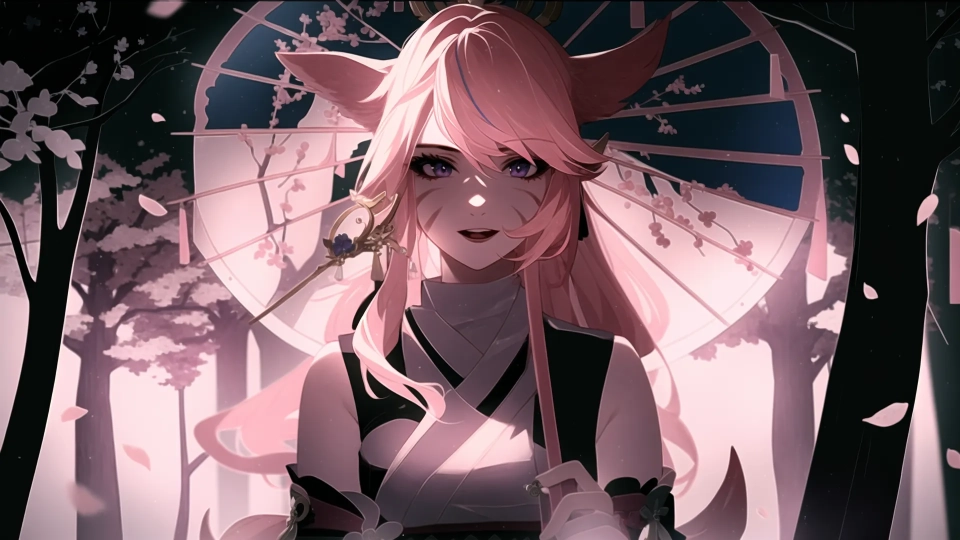 AI generated picture of Yae Miko