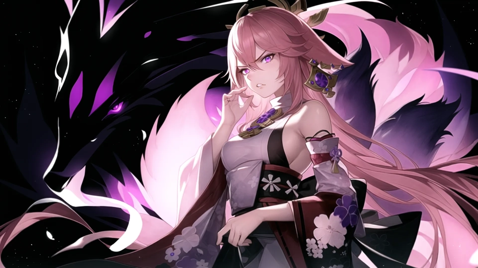 AI generated picture of Yae Miko